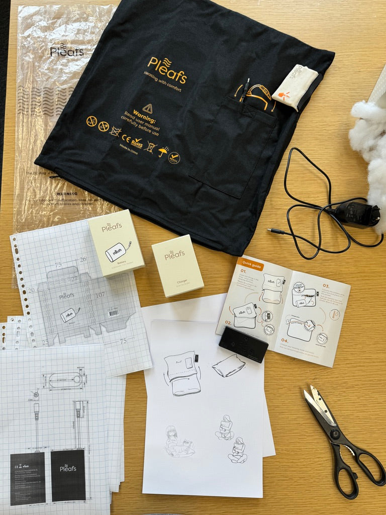 Pleafs draadloze oplaadbare warmtekussens voor binnen en voor buiten, waarom ik Pleafs ben begonnen.