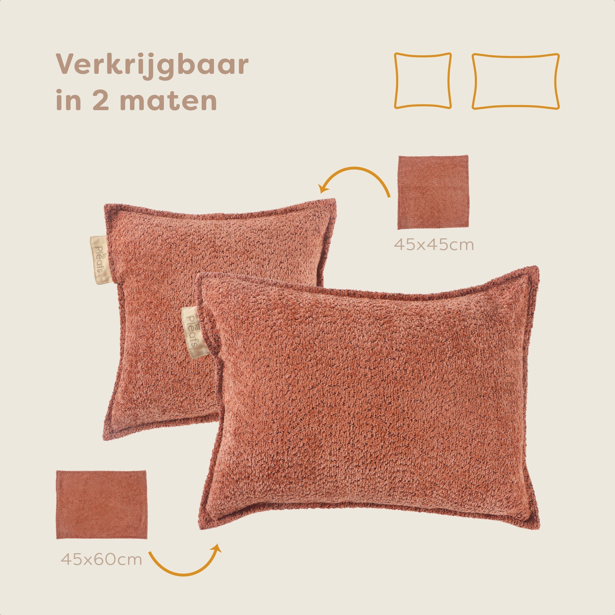 Pleafs® Hoes Boho 45x60cm Spicy Mix