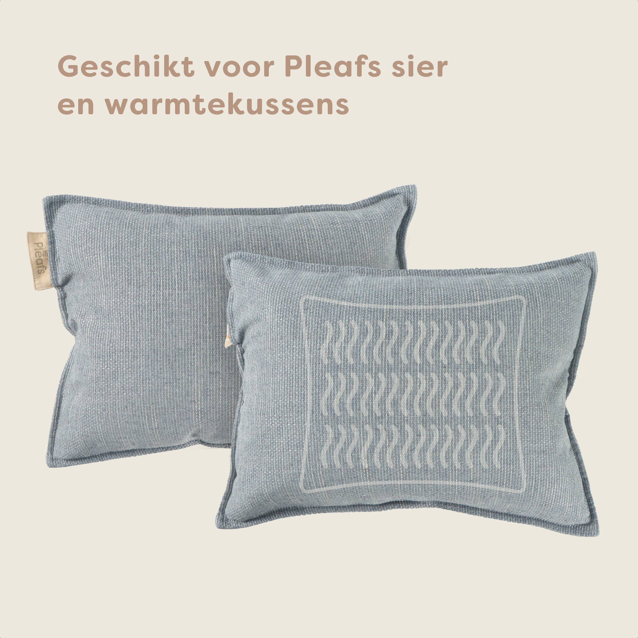 Pleafs® Hoes Nomad 45x60cm Silver Sand