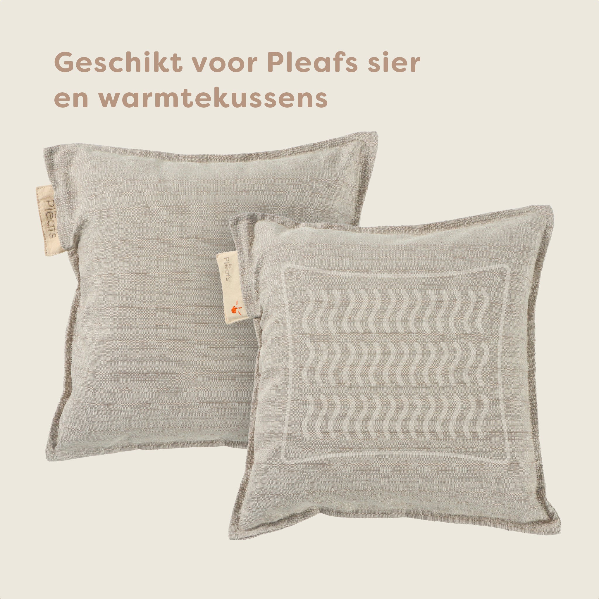 Pleafs® Hoes Outdoor 45x45cm Grullo