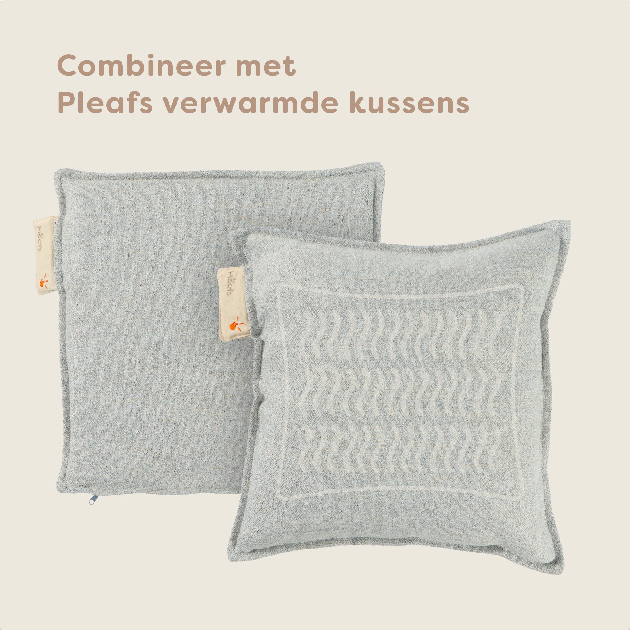 Pleafs® Hoes Nomad 40x40cm Close Knit