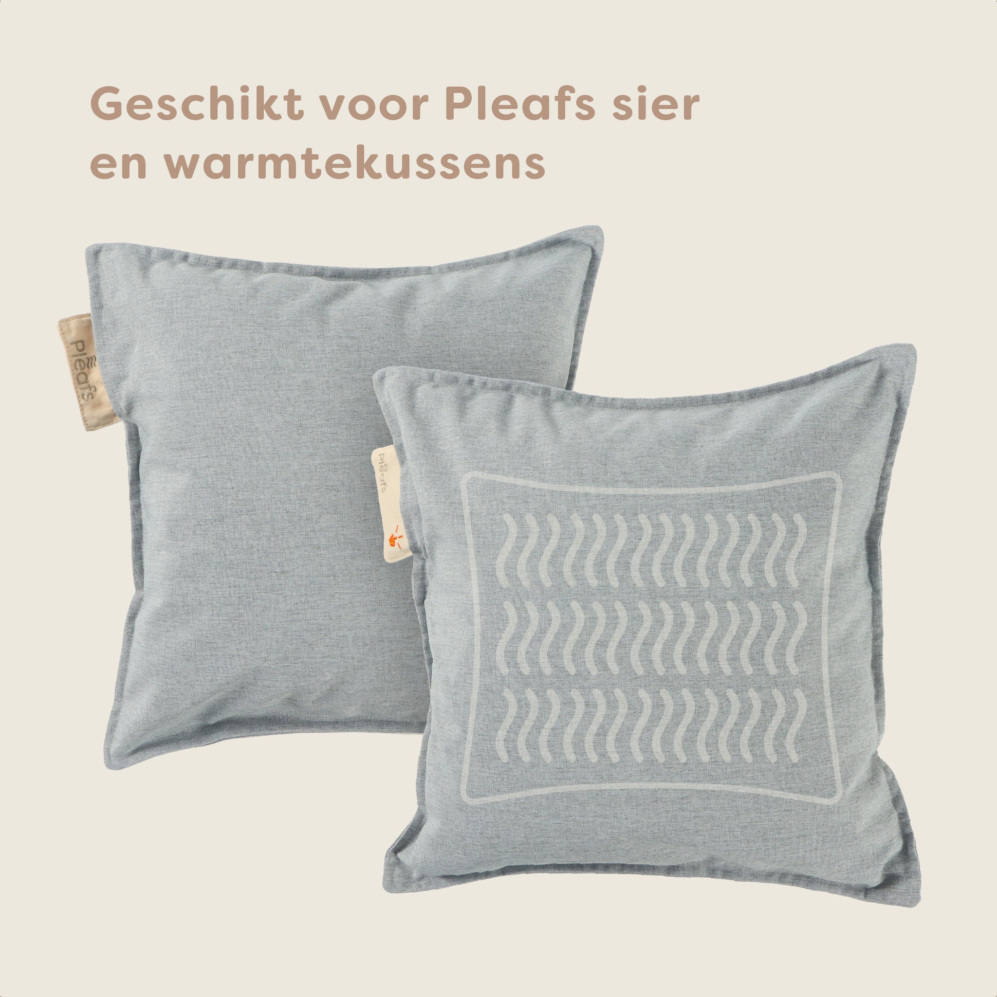 Pleafs® Hoes Outdoor 45x45cm Spanich Grey
