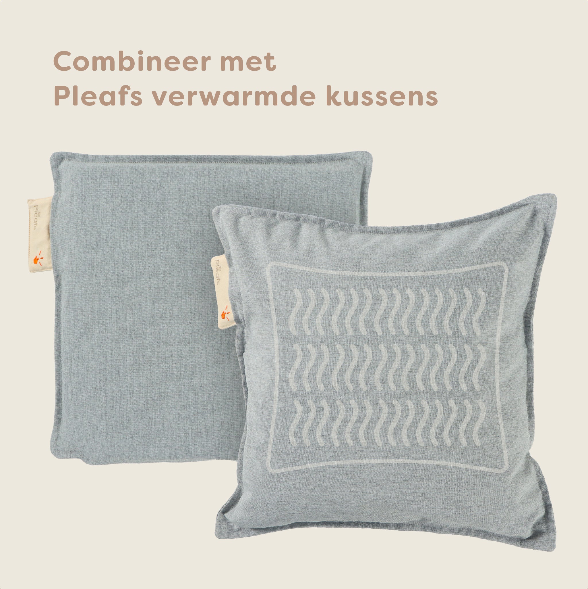 Pleafs® Hoes Outdoor 40x40cm Spanich Grey