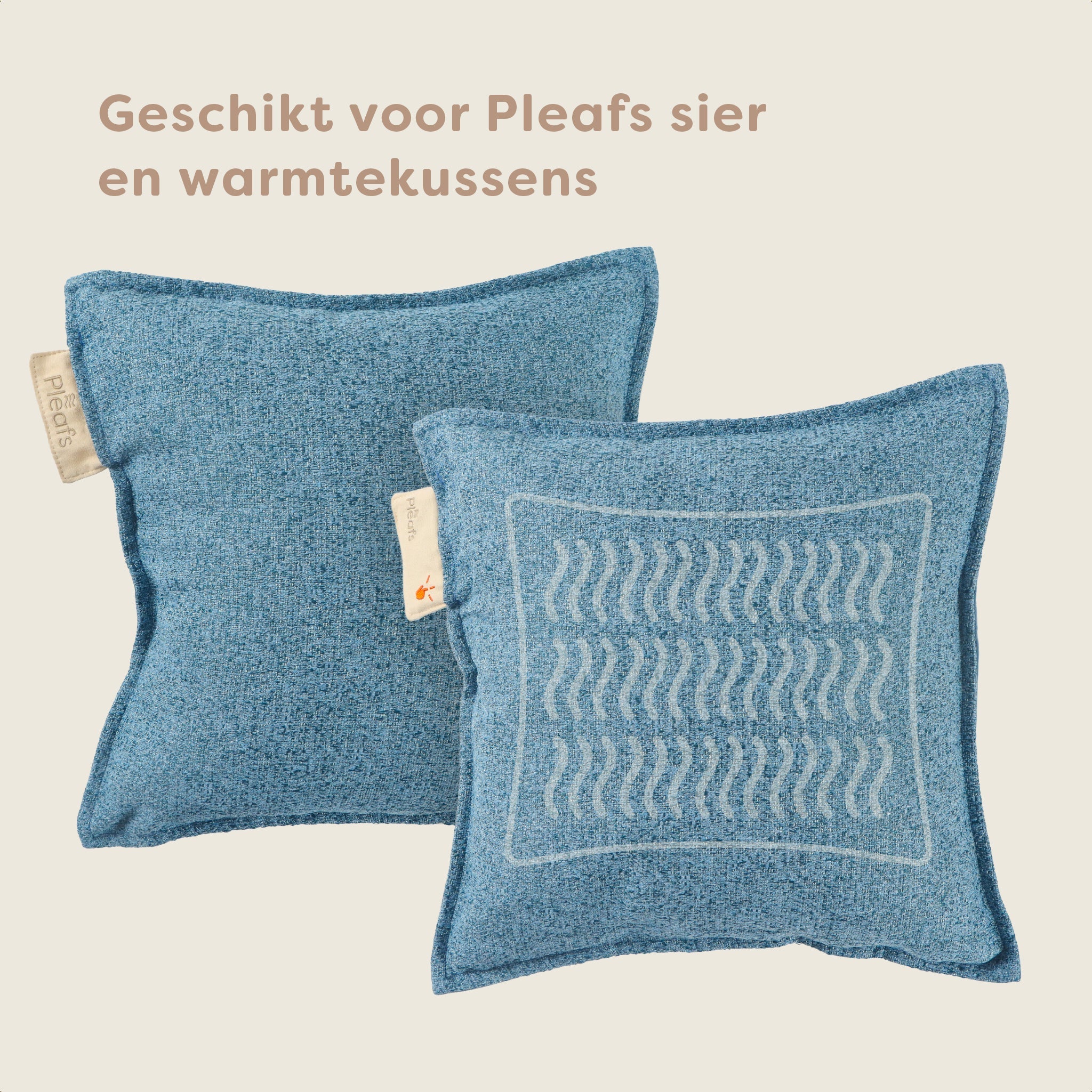 Pleafs® Hoes Nomad 45x45cm Shadow Blue