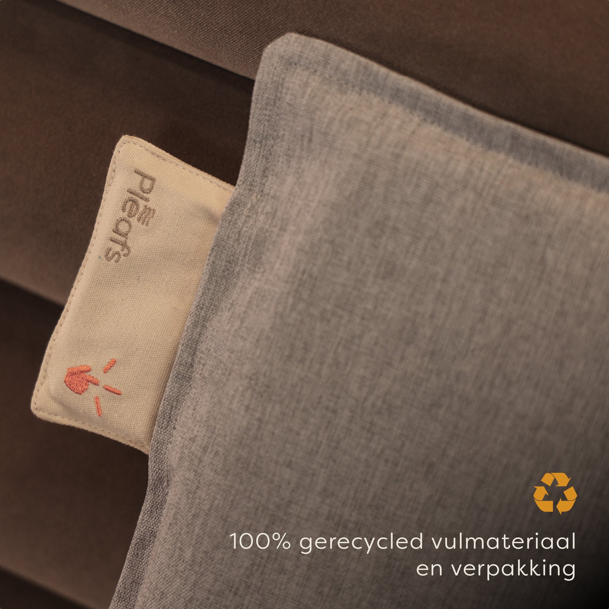 Pleafs® Warmtezitkussen Outdoor 40x40cm Spanich Grey