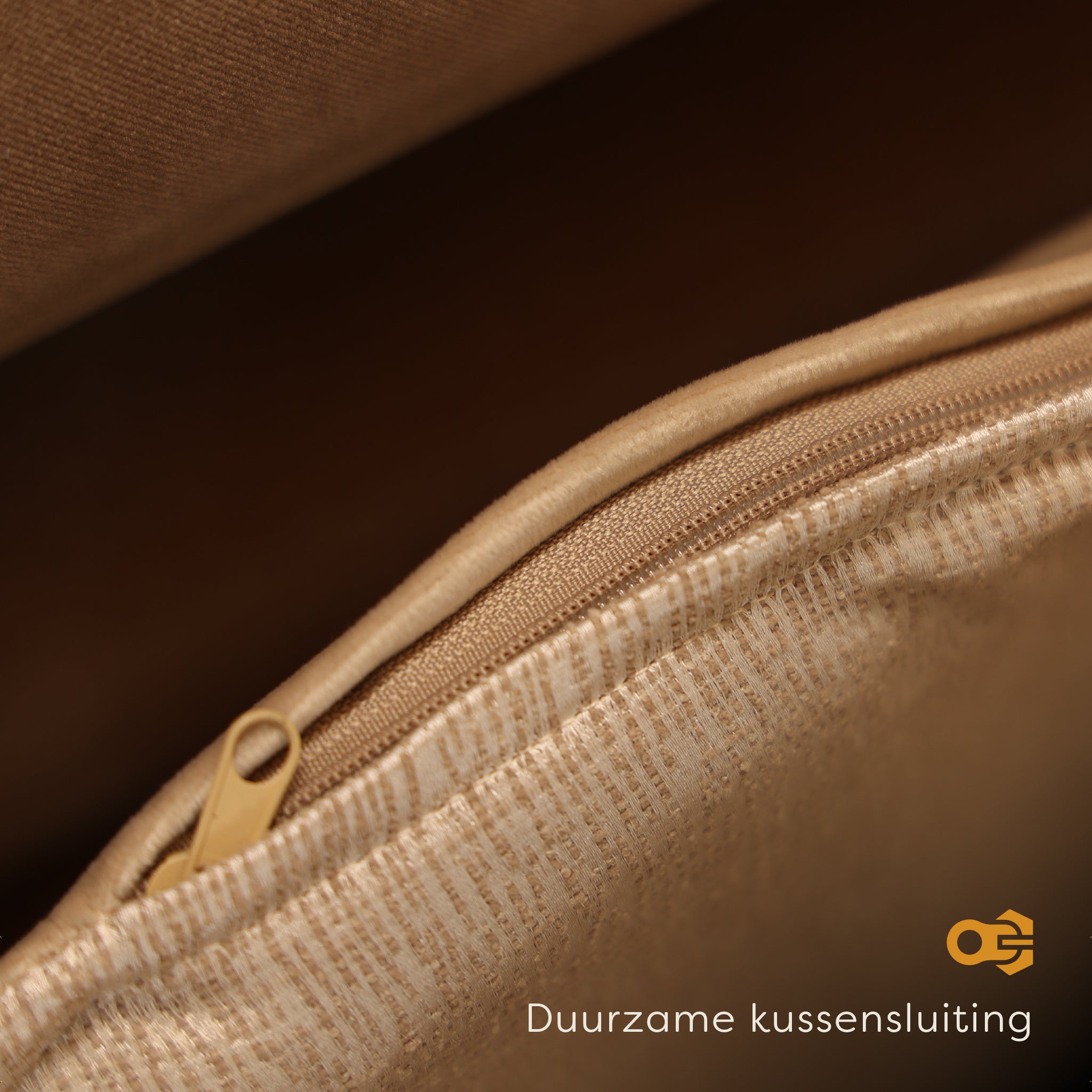 Pleafs® Hoes Plush 40x40cm Barley Corn