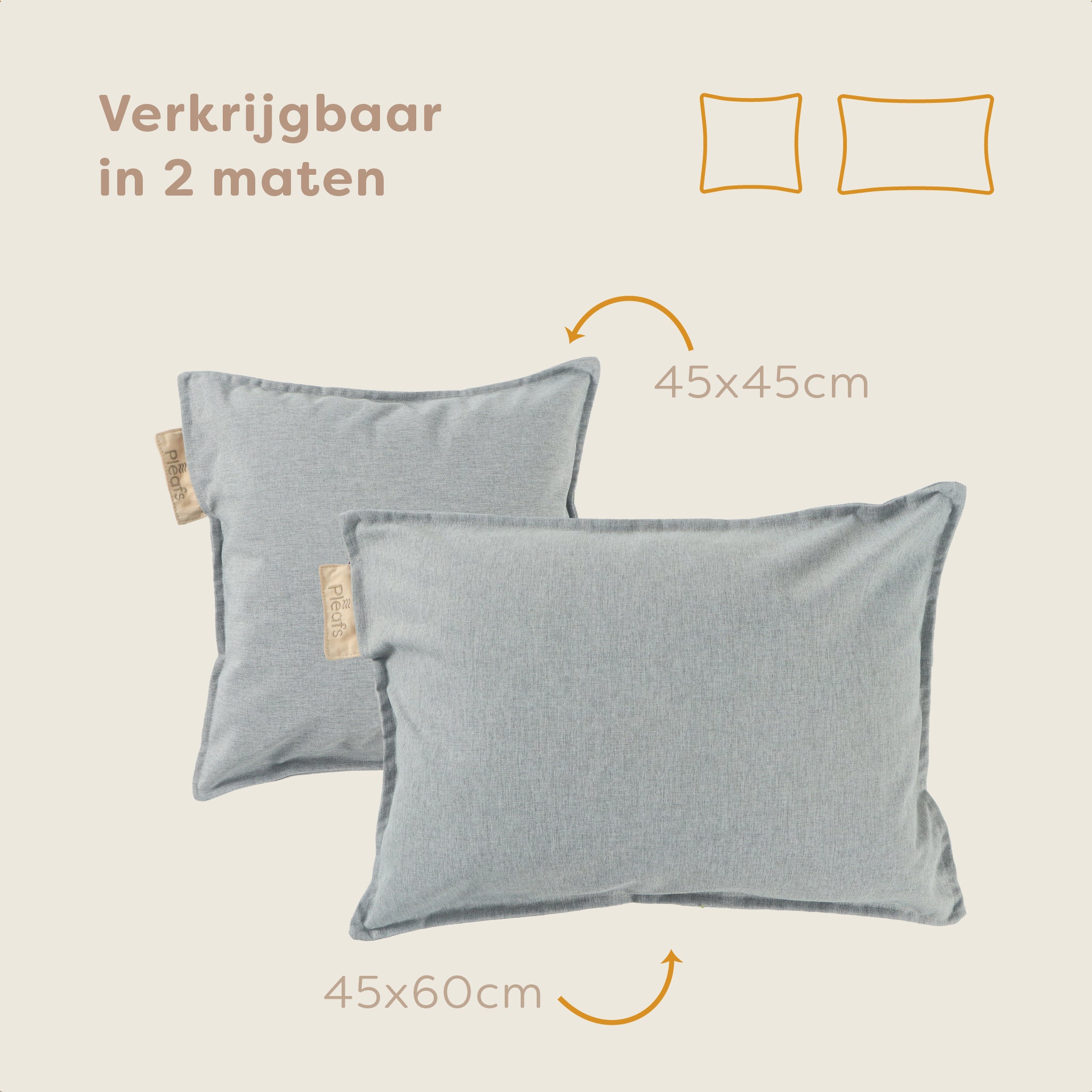Pleafs® Sierkussen Outdoor 45x60cm Spanich Grey