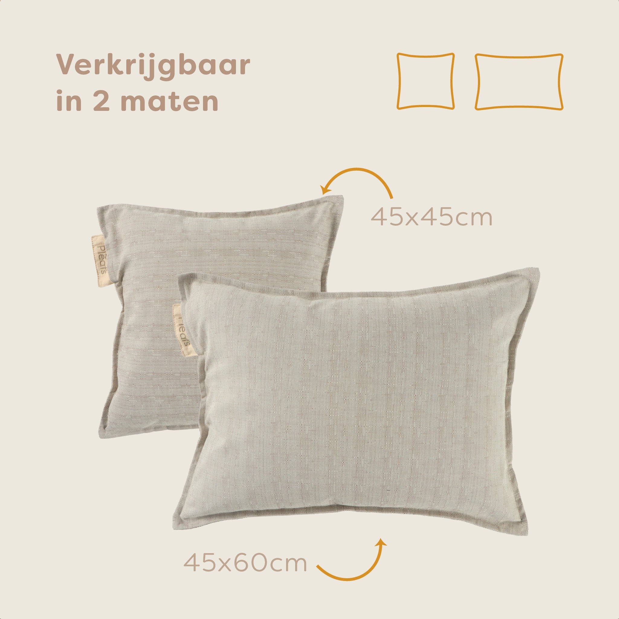 Pleafs® Sierkussen Outdoor 45x45cm Grullo