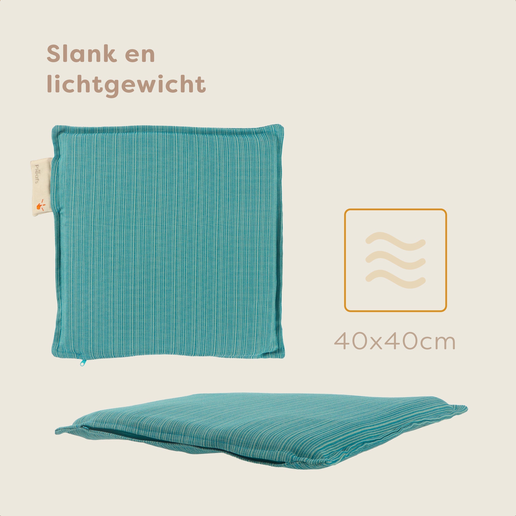 Pleafs® Warmtezitkussen Outdoor 40x40cm Acapulco