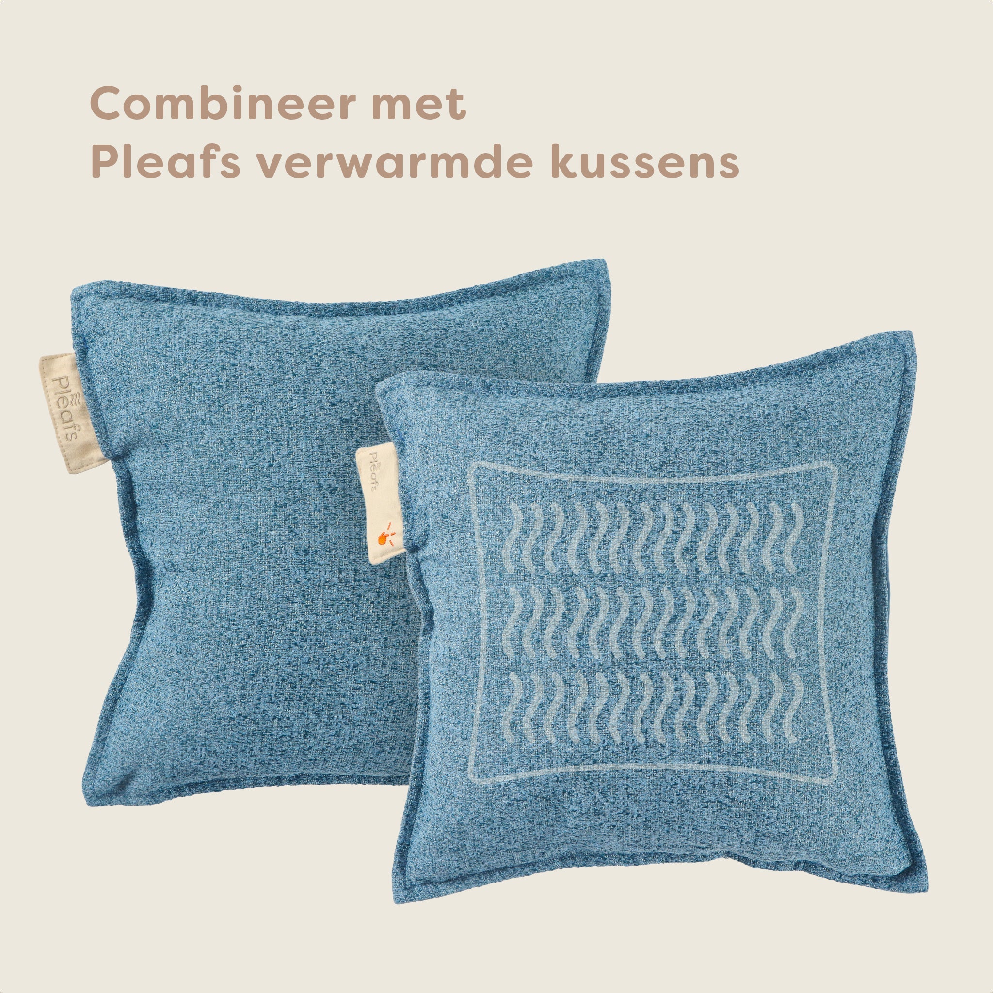 Pleafs® Sierkussen Nomad 45x45cm Shadow Blue