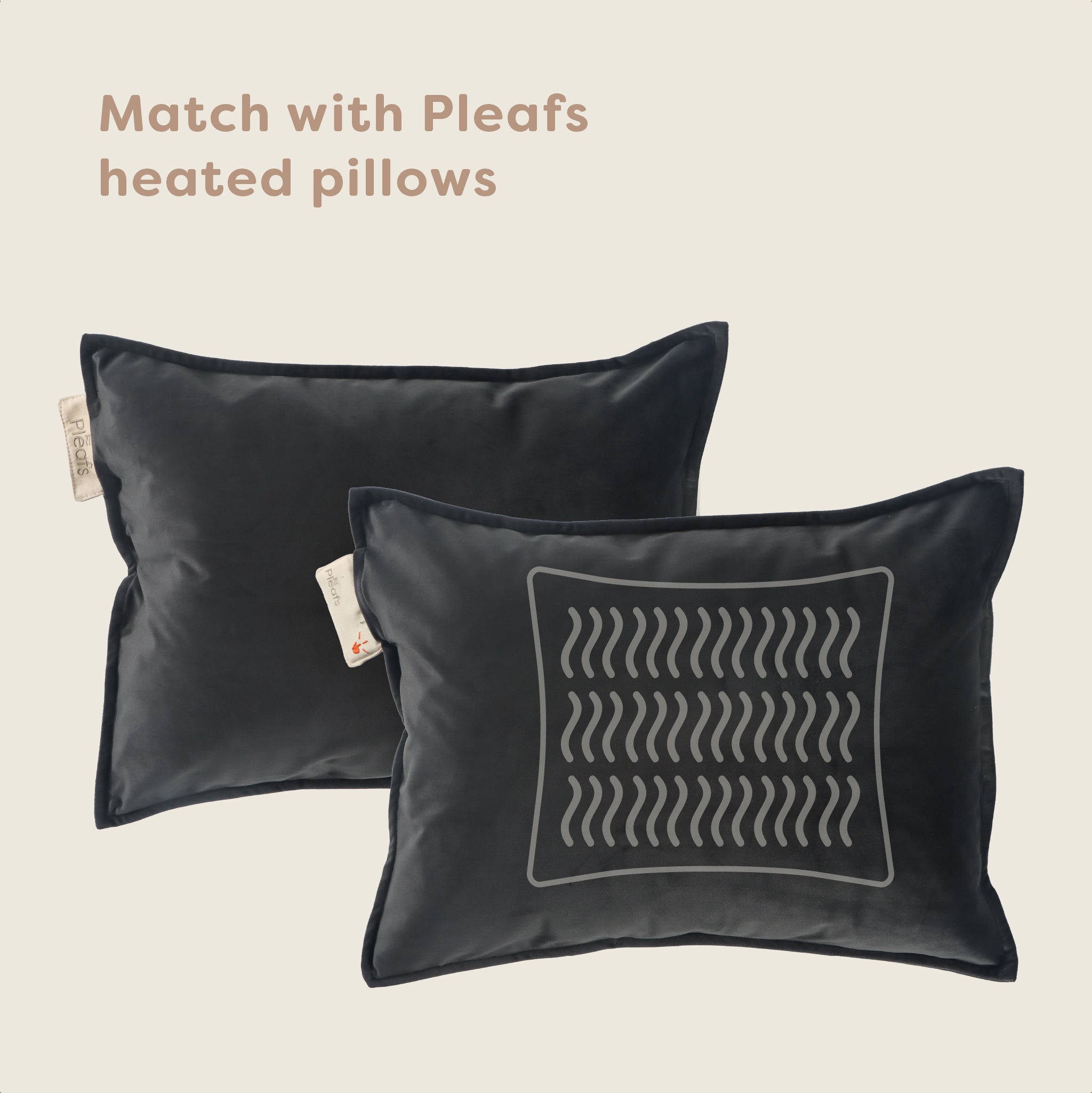 Pleafs® Sierkussen Plush 45x60cm Onyx