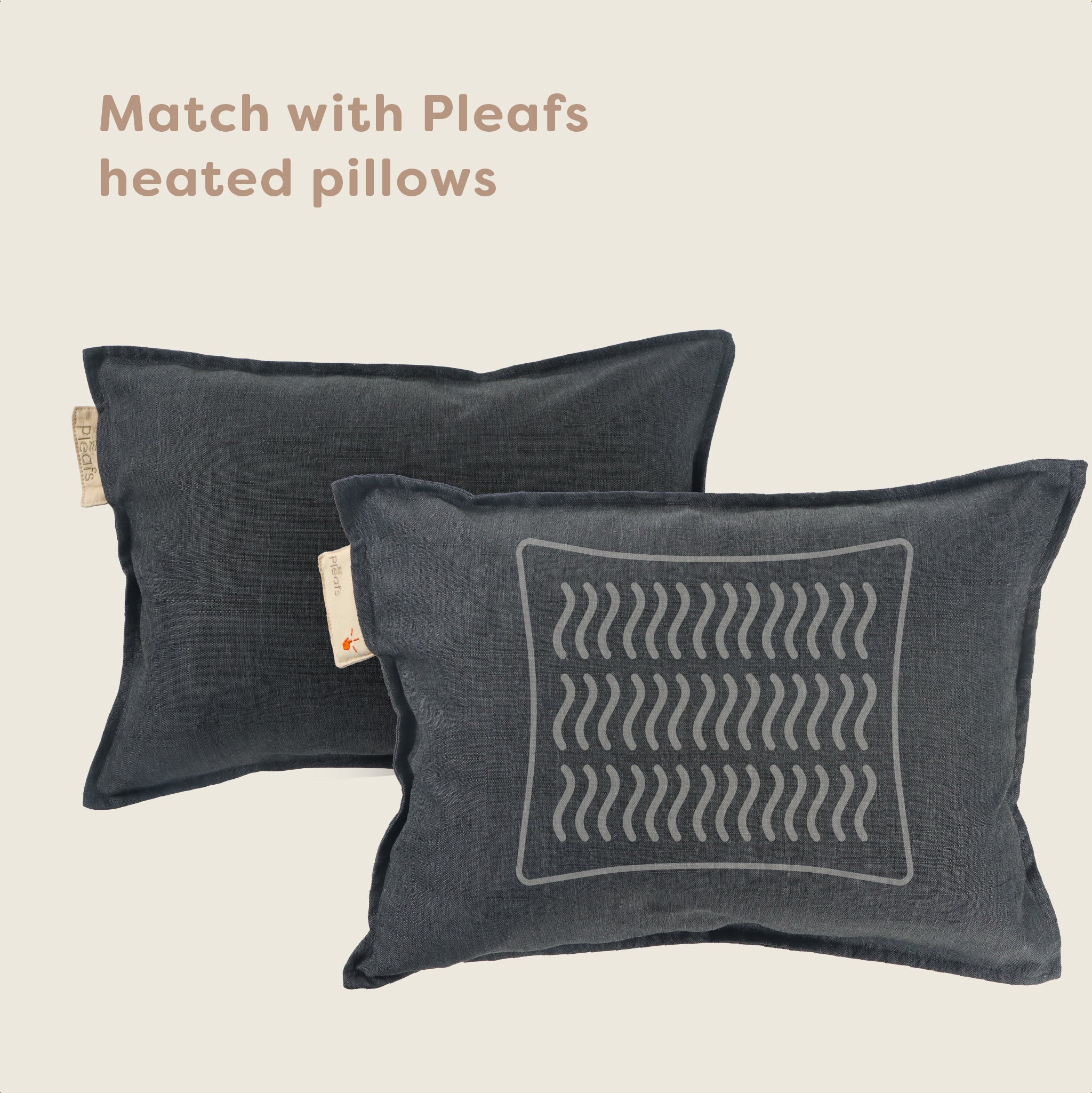 Pleafs® Sierkussen Outdoor 45x60cm Carbon