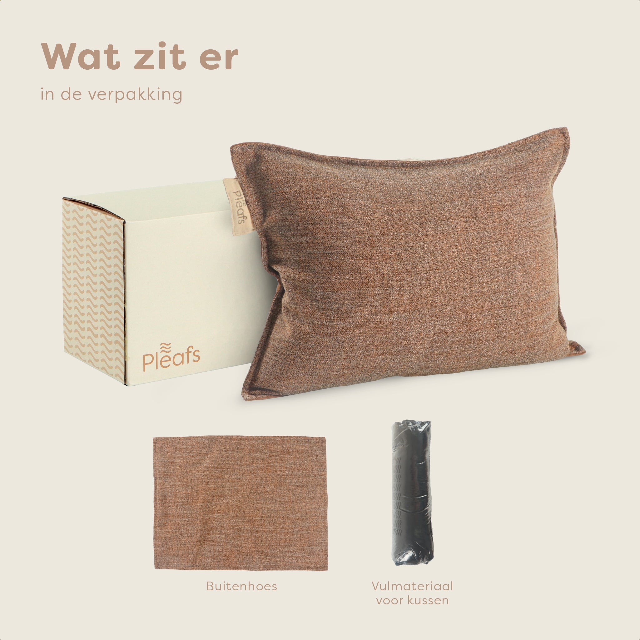 Pleafs® Sierkussen Boho 45x60cm Spiced Cider