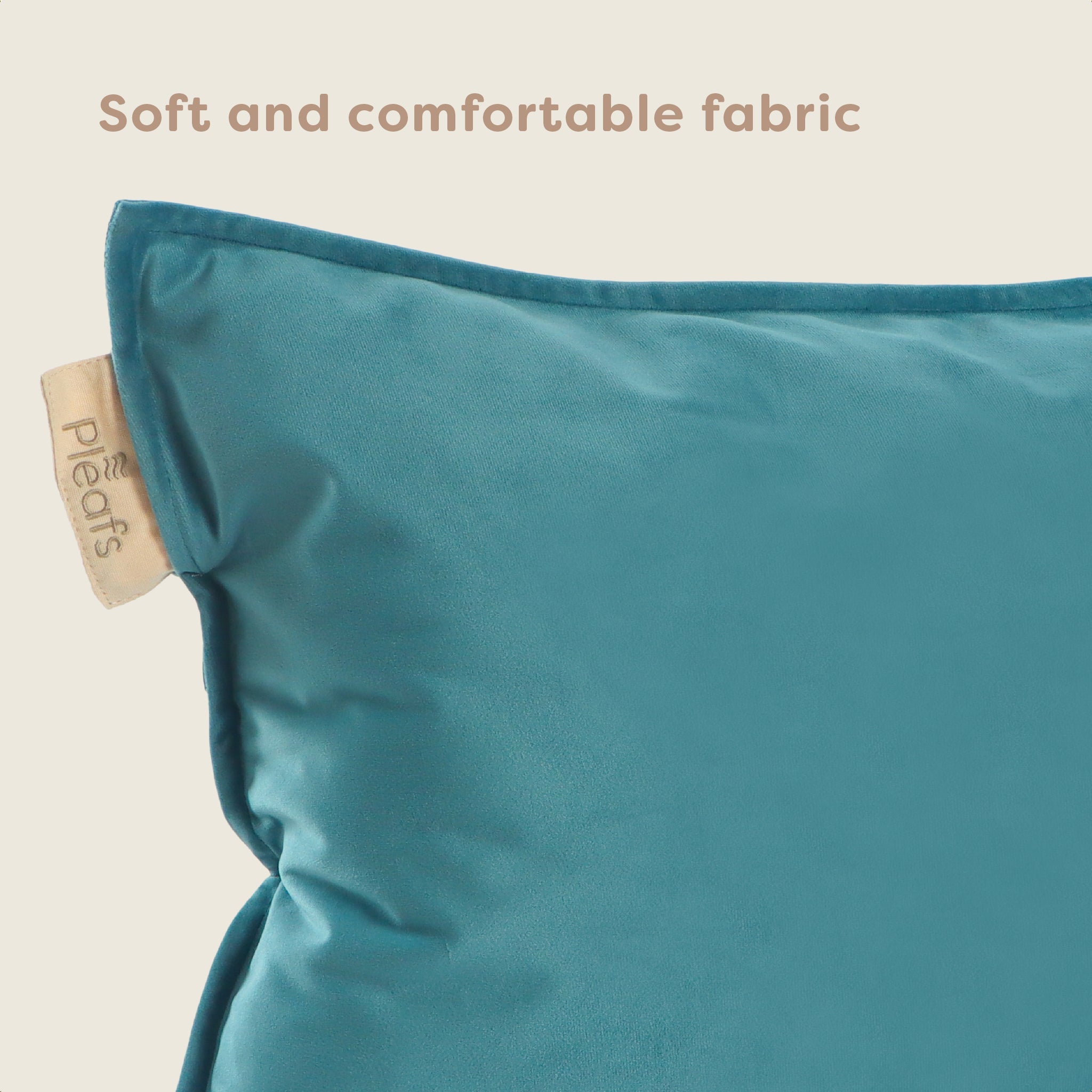 Pleafs® Sierkussen Plush 45x60cm Wedgewood