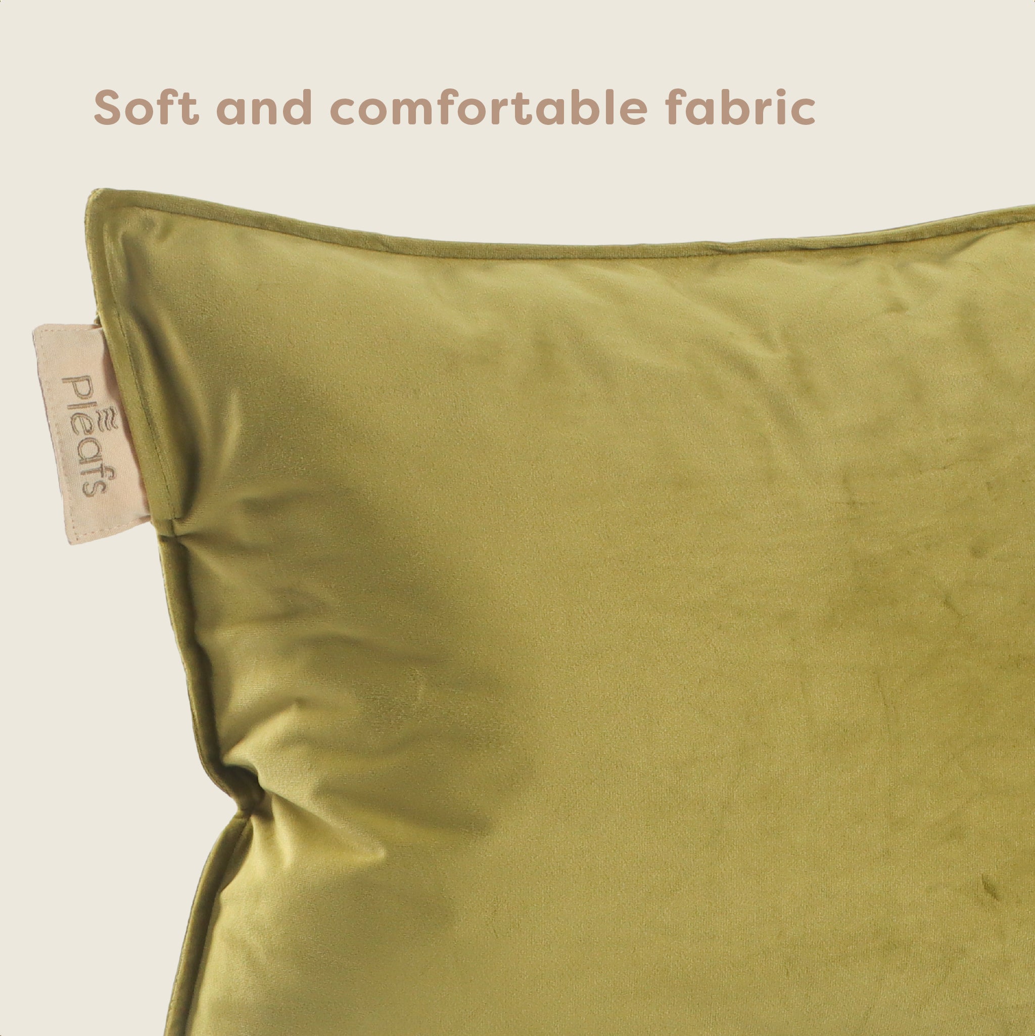 Pleafs® Sierkussen Plush 45x60cm Barley Corn