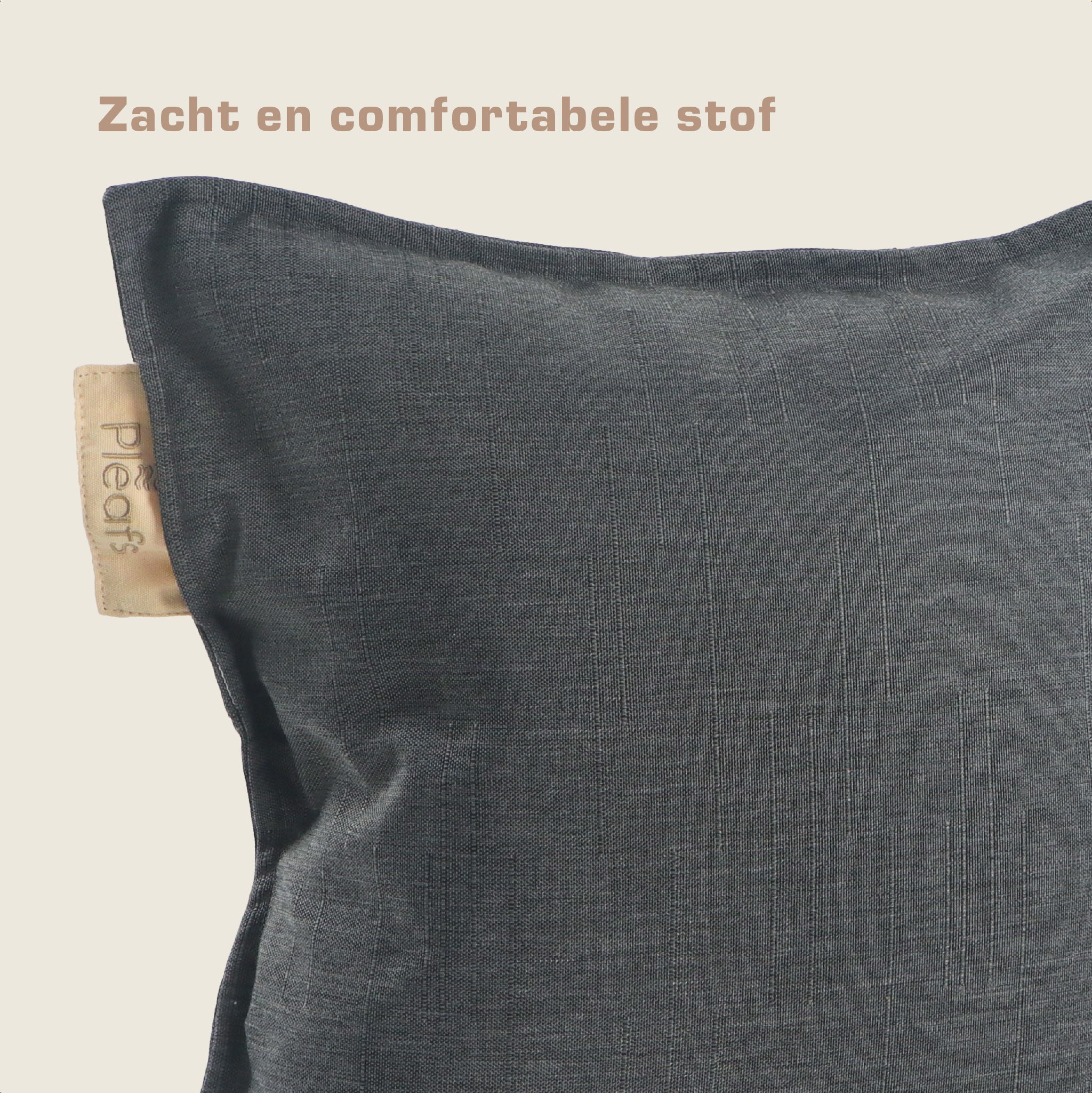 Pleafs® Sierkussen Outdoor 45x45cm Carbon