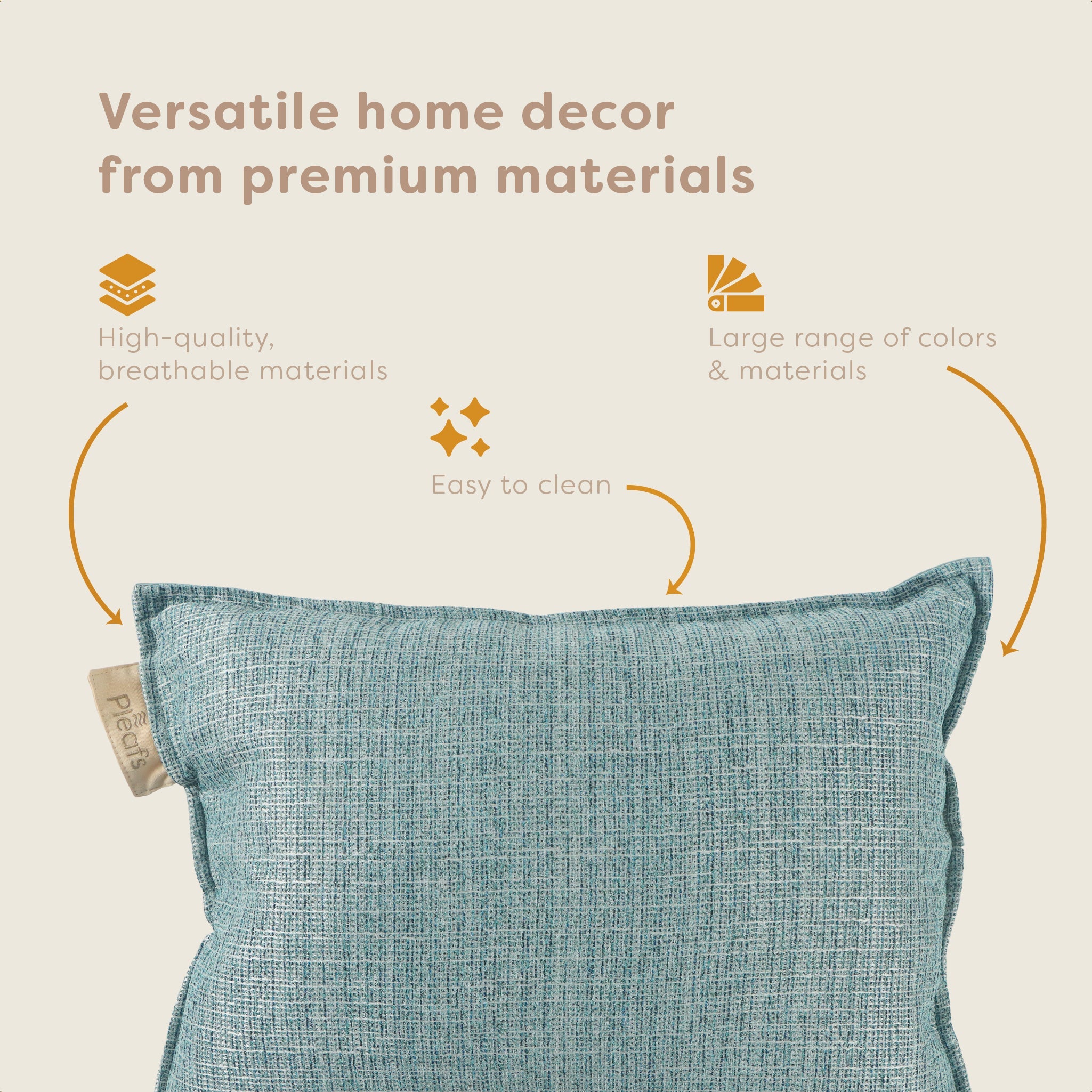 Pleafs® Sierkussen Nomad 45x60cm Sirocco