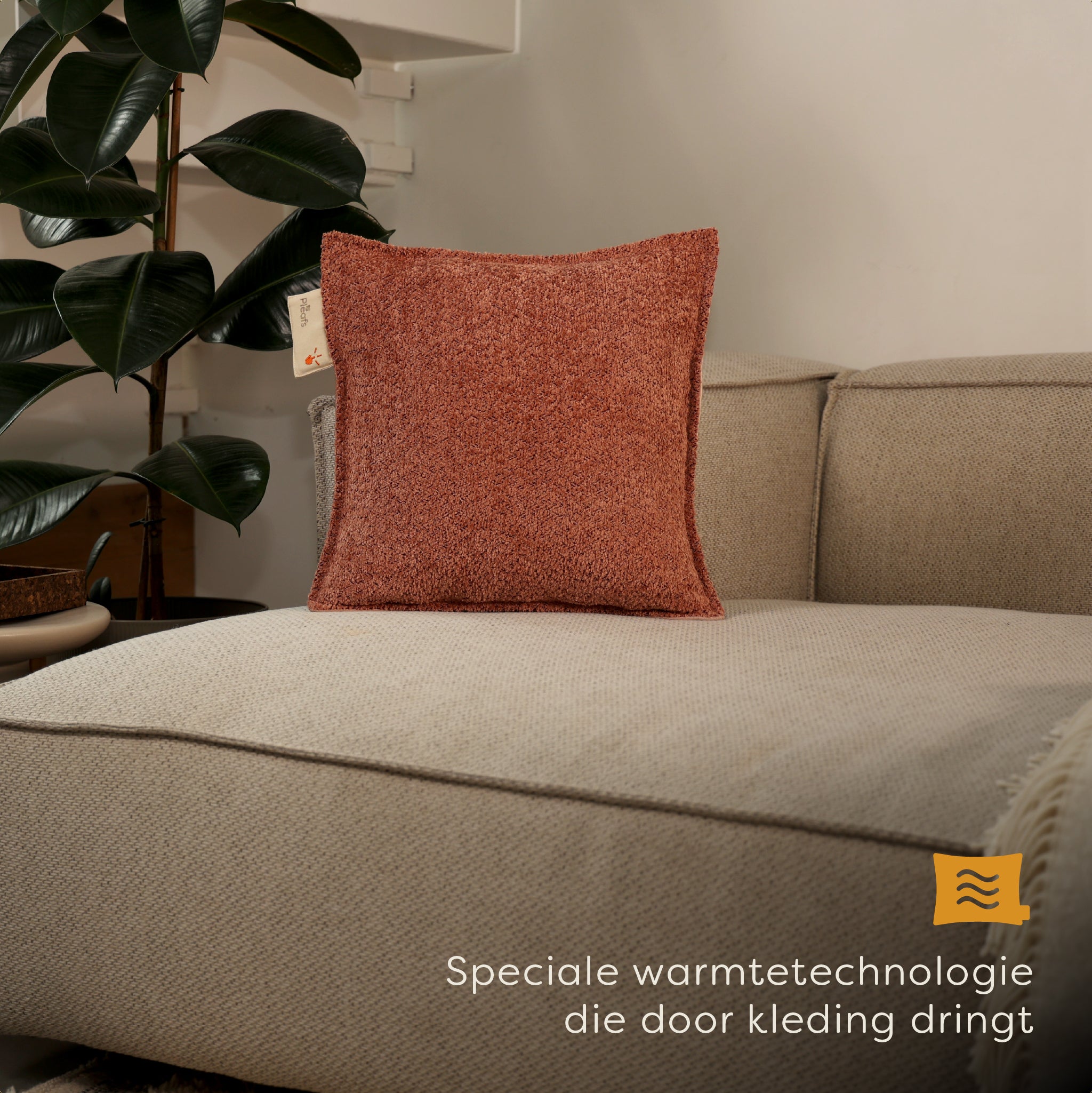 Pleafs® Warmtekussen Boho 45x45cm Spicy Mix