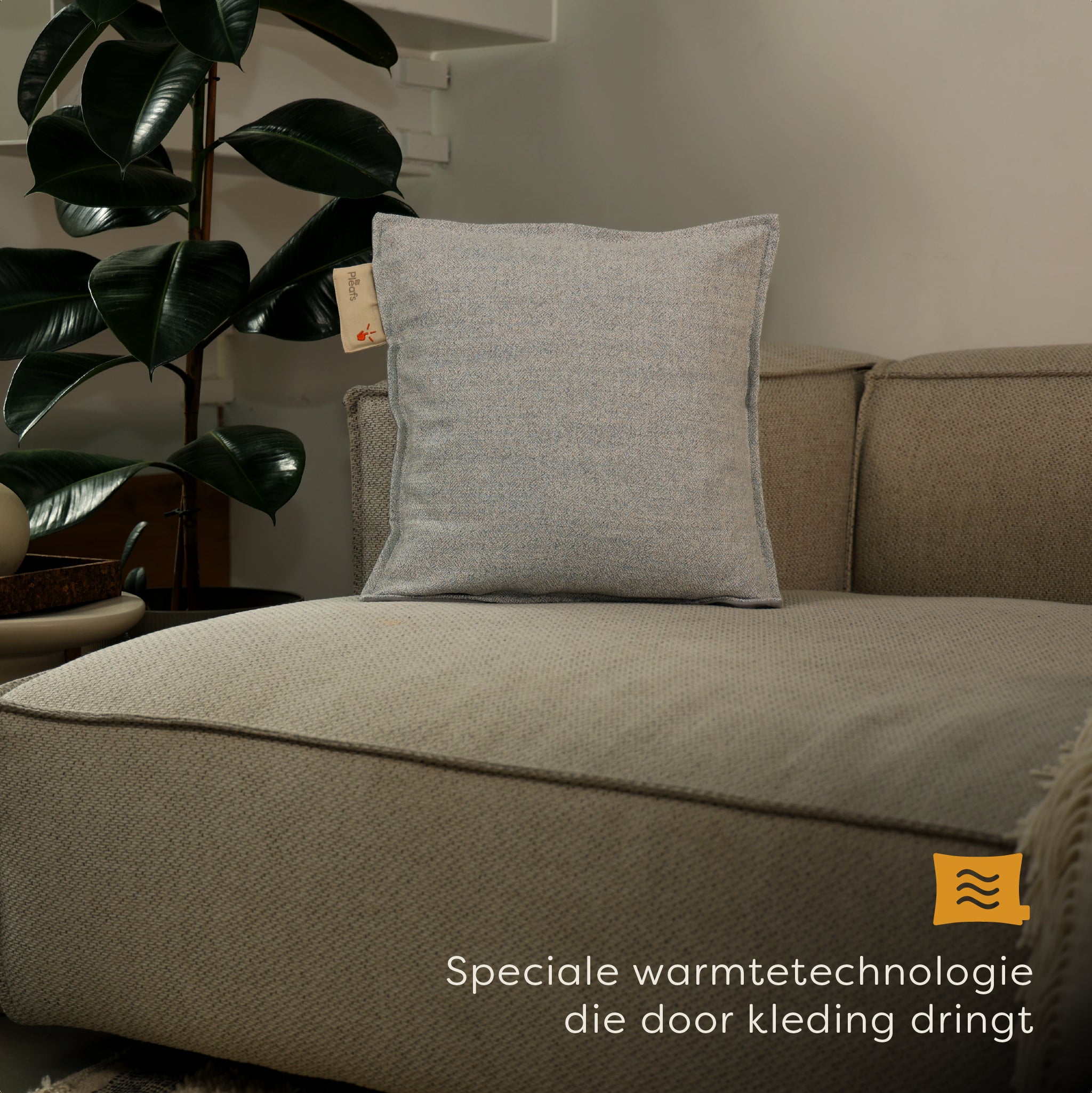 Pleafs® Warmtekussen Nomad 45x45cm Close Knit