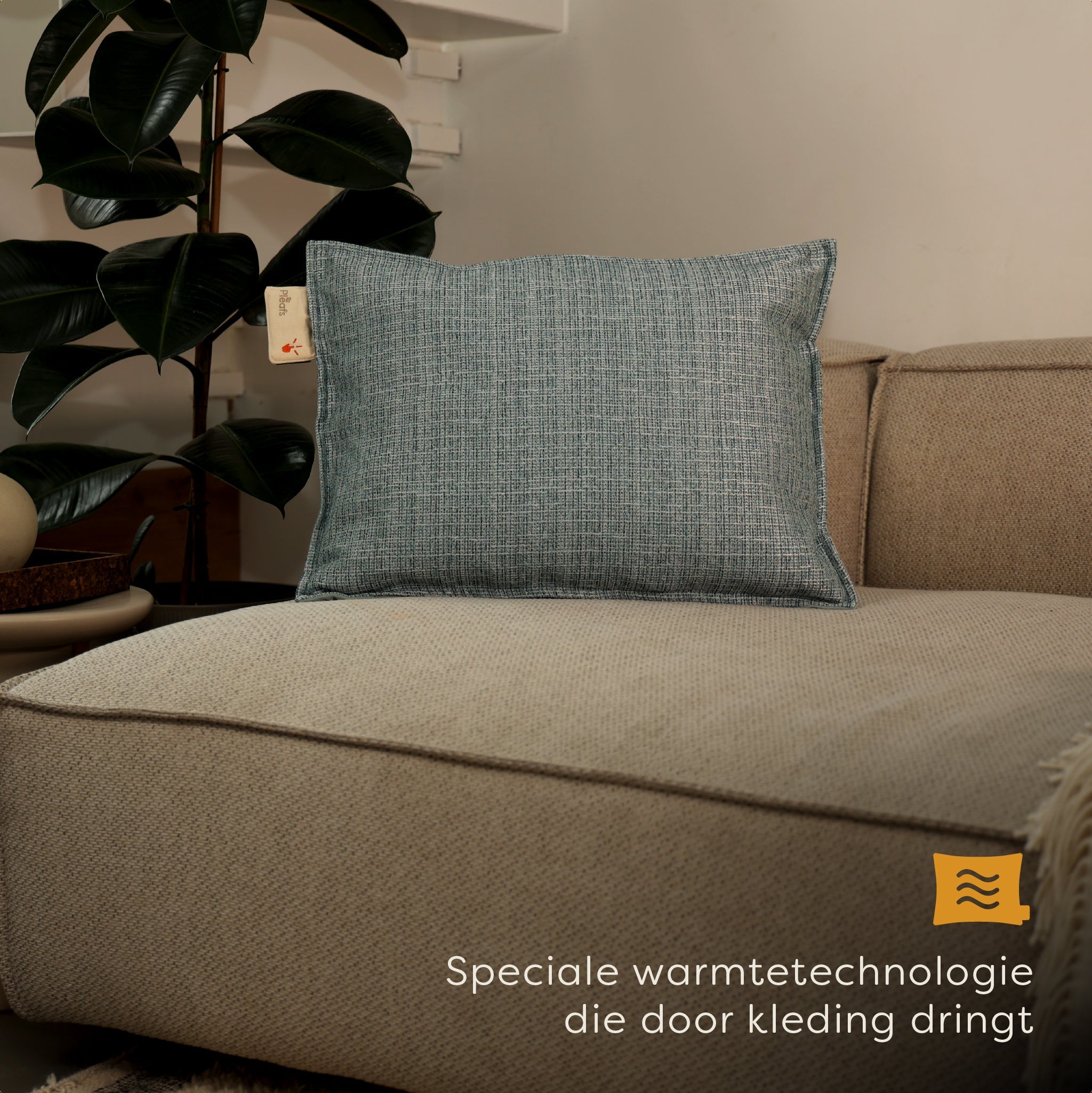 Pleafs® Warmtekussen Nomad 45x60cm Sirocco