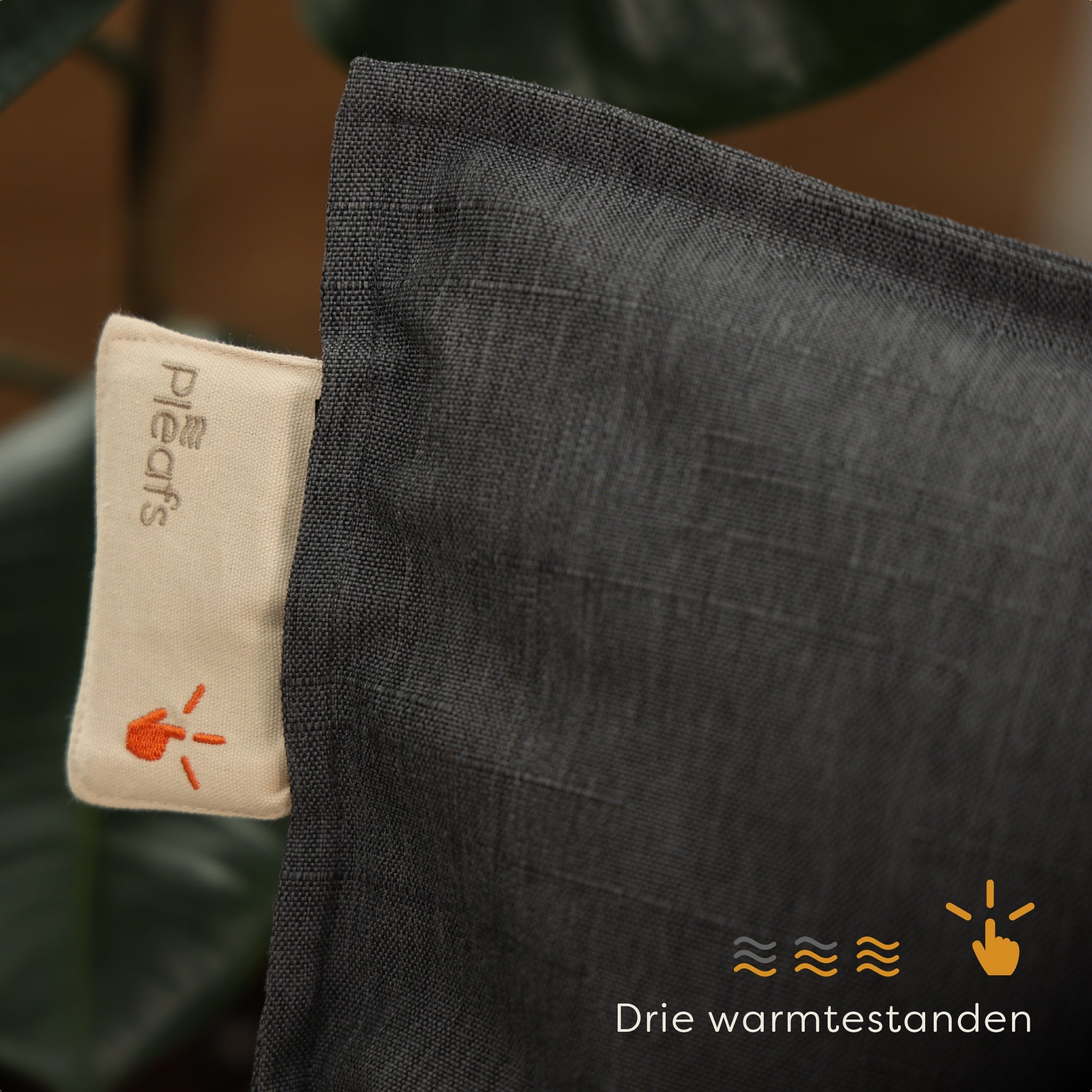 Pleafs® Warmtekussen Outdoor 45x45cm Carbon