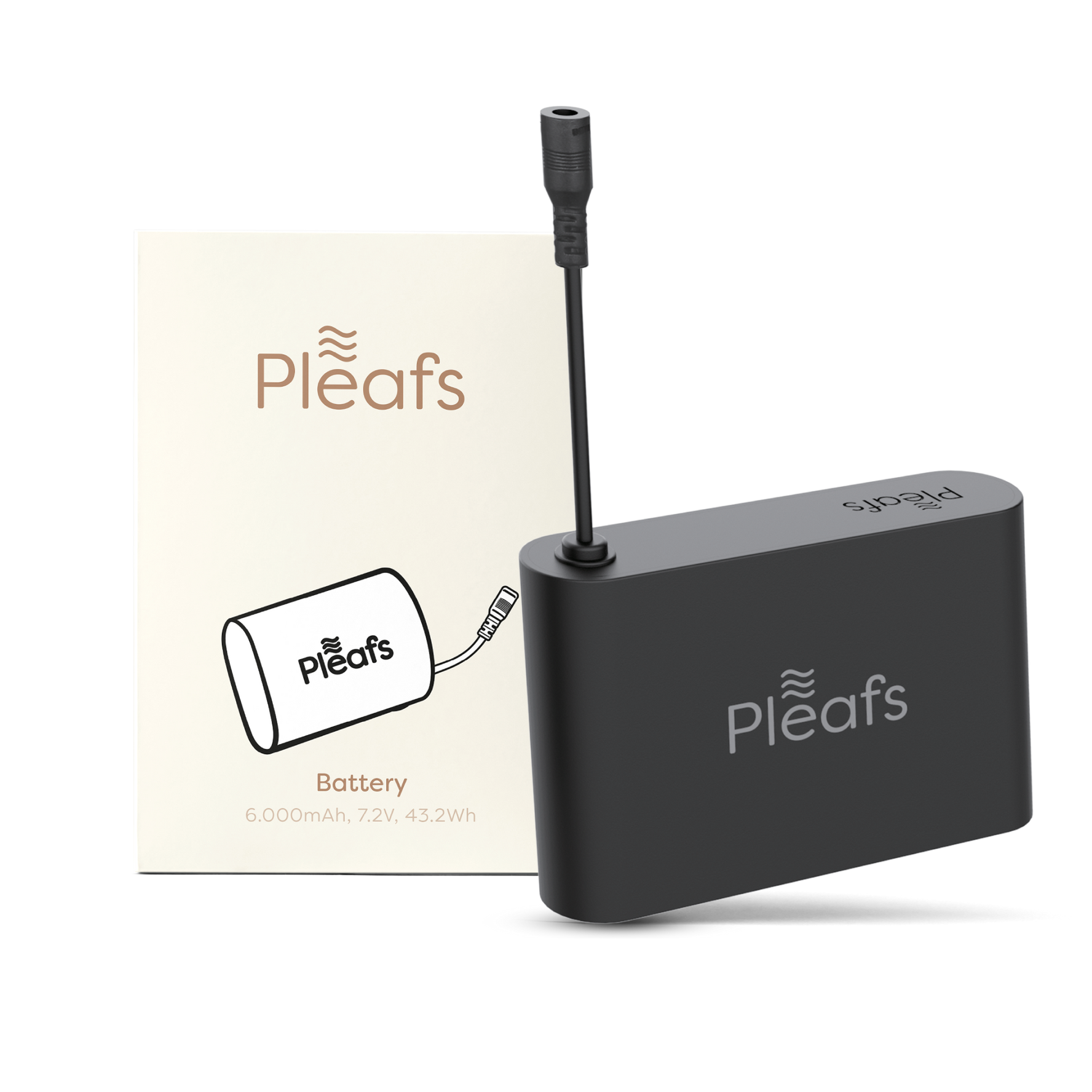 Pleafs® Batterij 7.2v 6.000mAh 43.2Wh