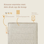 1+1 GRATIS Pleafs® Warmtezitkussen Boho 40x40cm Dark Vanilla