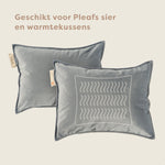 Pleafs® Hoes Plush 45x60cm Black Coral