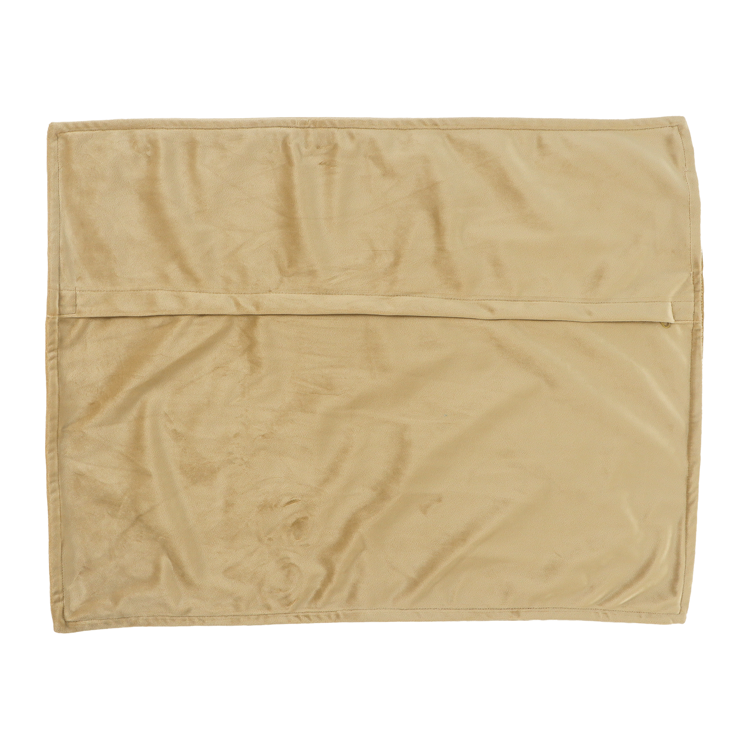 hoes plush binnen 45x60 crewel tan achterkant