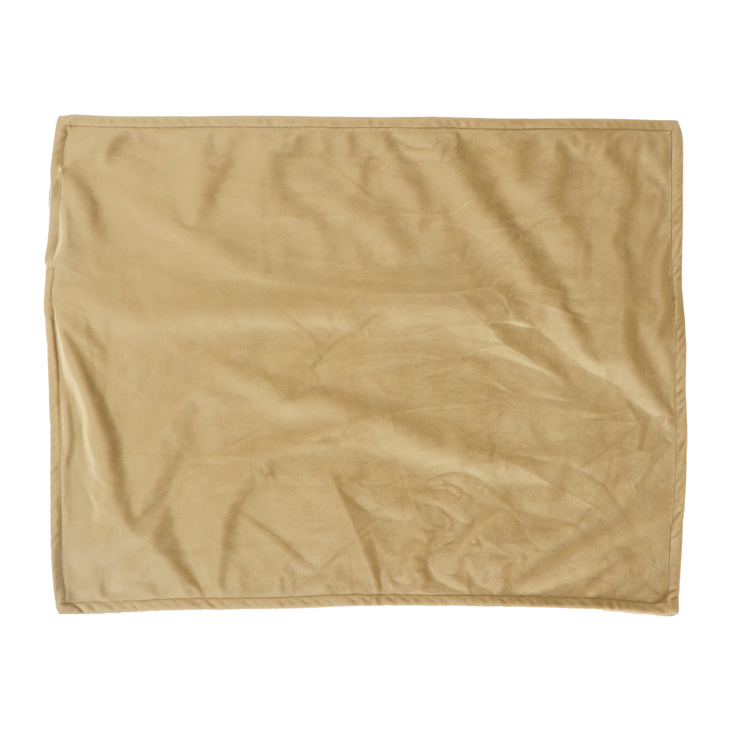 hoes plush binnen 45x60 crewel tan voorkant