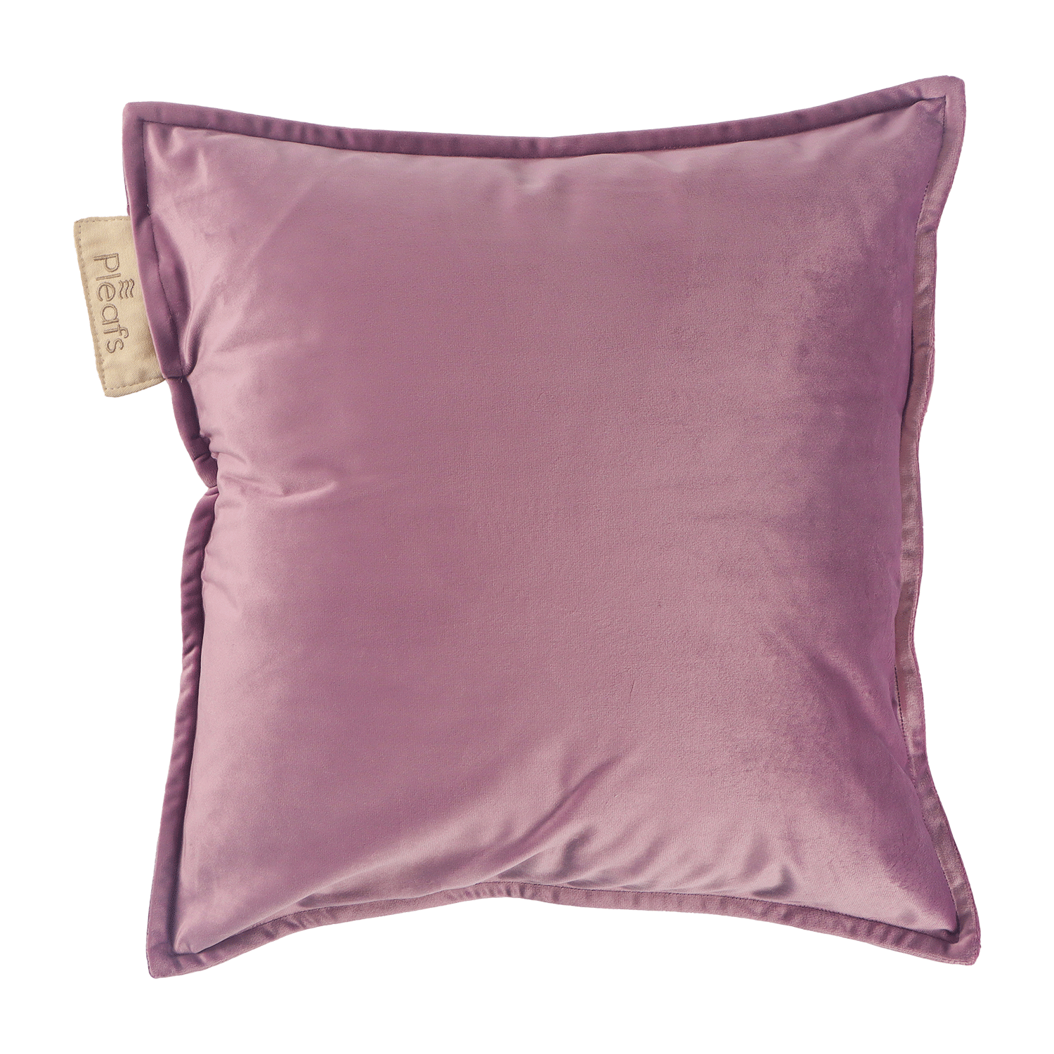 sierkussen plush binnen 45x45 hothouse orchid voorkant