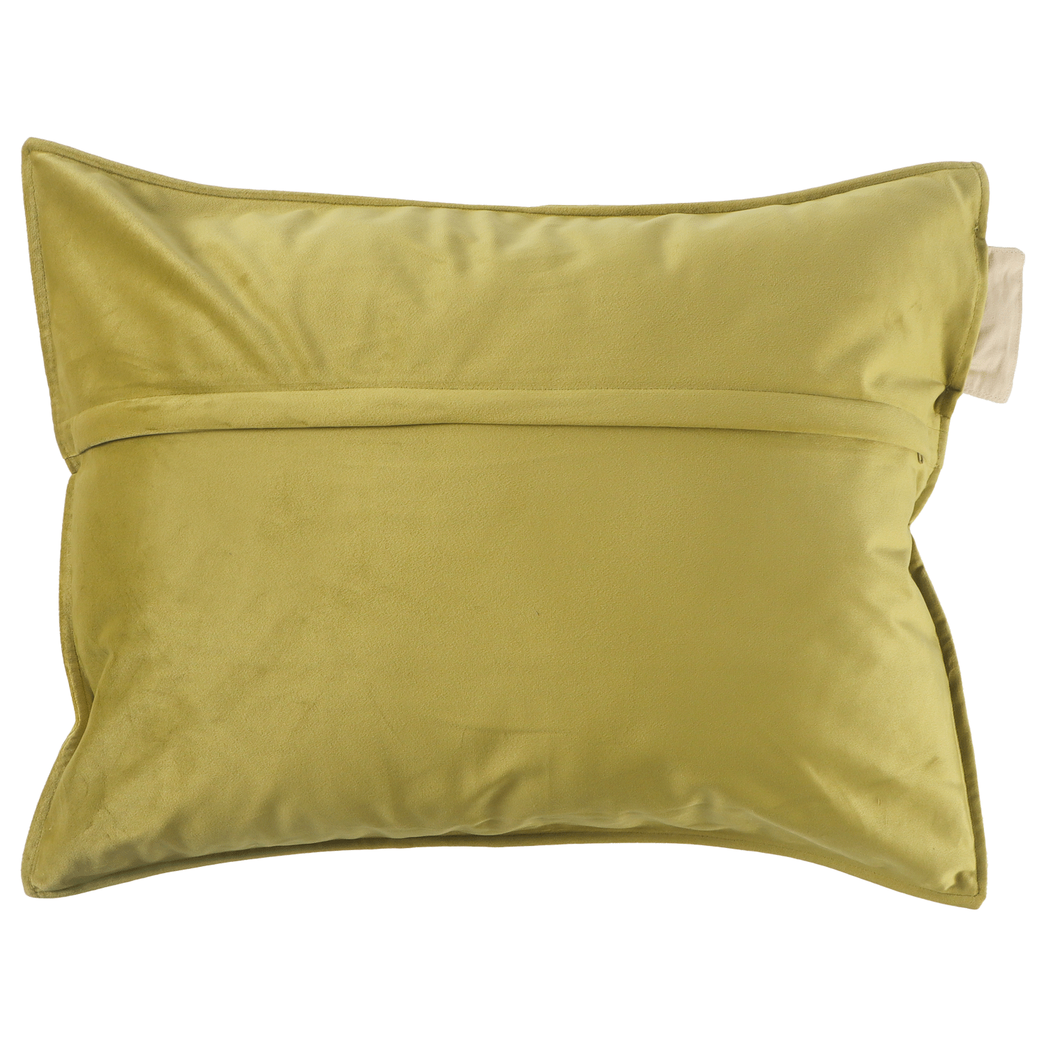 sierkussen plush binnen 45x60 barley corn achterkant