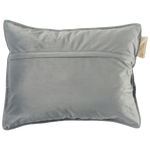 sierkussen plush binnen 45x60 black coral achterkant