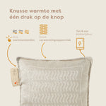 Pleafs® Warmtekussen Boho 45x45cm Dark Vanilla