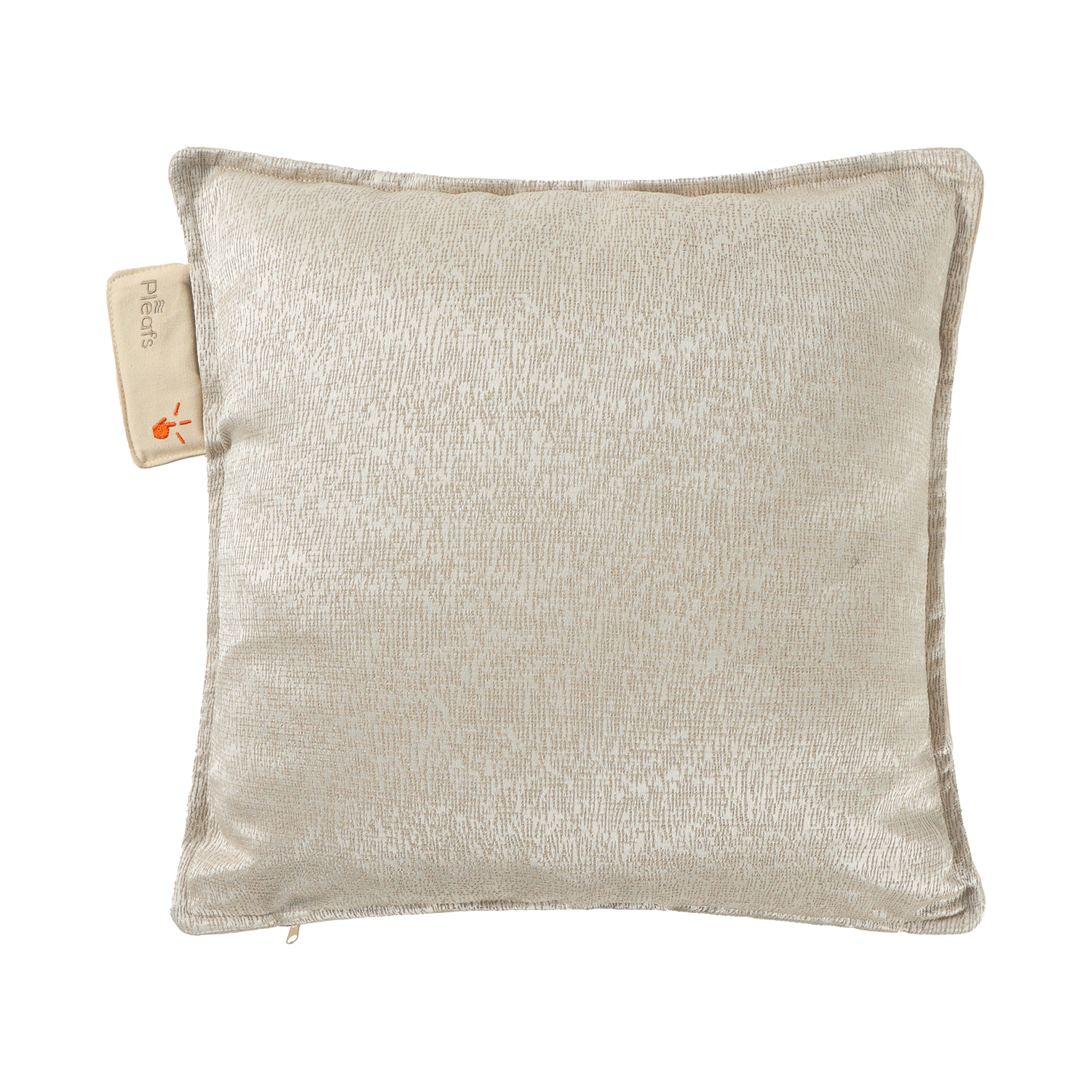 warmtekussen boho draadloos electrisch oplaadbaar binnen 45x45 dark vanilla voorkant