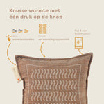 Pleafs® Warmtekussen Boho 45x45cm Spiced Cider