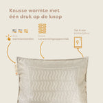 Pleafs® Warmtekussen Boho 45x60cm Dark Vanilla