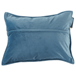 warmtekussen nomad draadloos electrisch oplaadbaar binnen 45x60 shadow blue achterkant