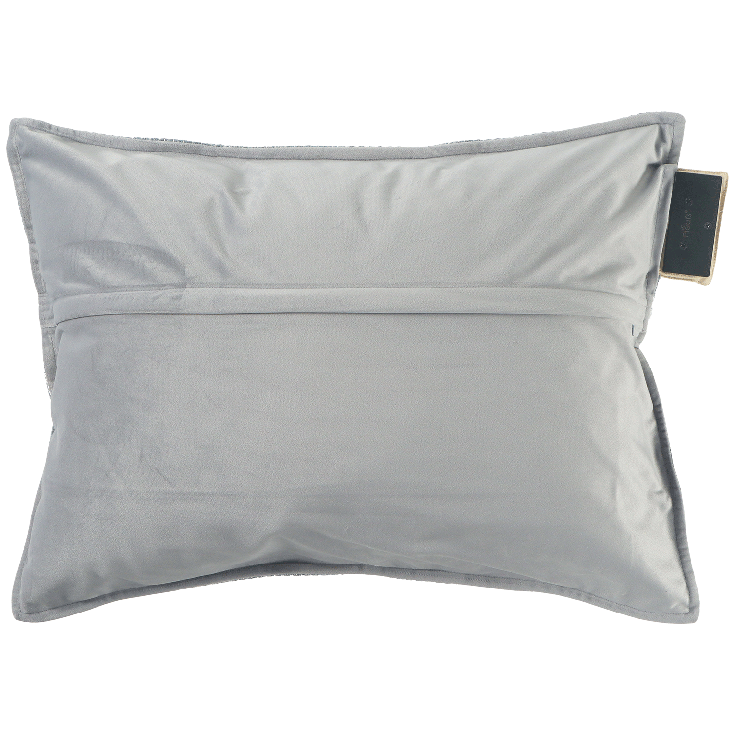 warmtekussen nomad draadloos electrisch oplaadbaar binnen 45x60 silver sand achterkant