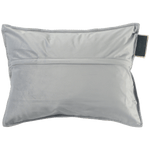 warmtekussen nomad draadloos electrisch oplaadbaar binnen 45x60 silver sand achterkant