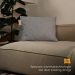 Pleafs® Warmtekussen Nomad 45x60cm Silver Sand