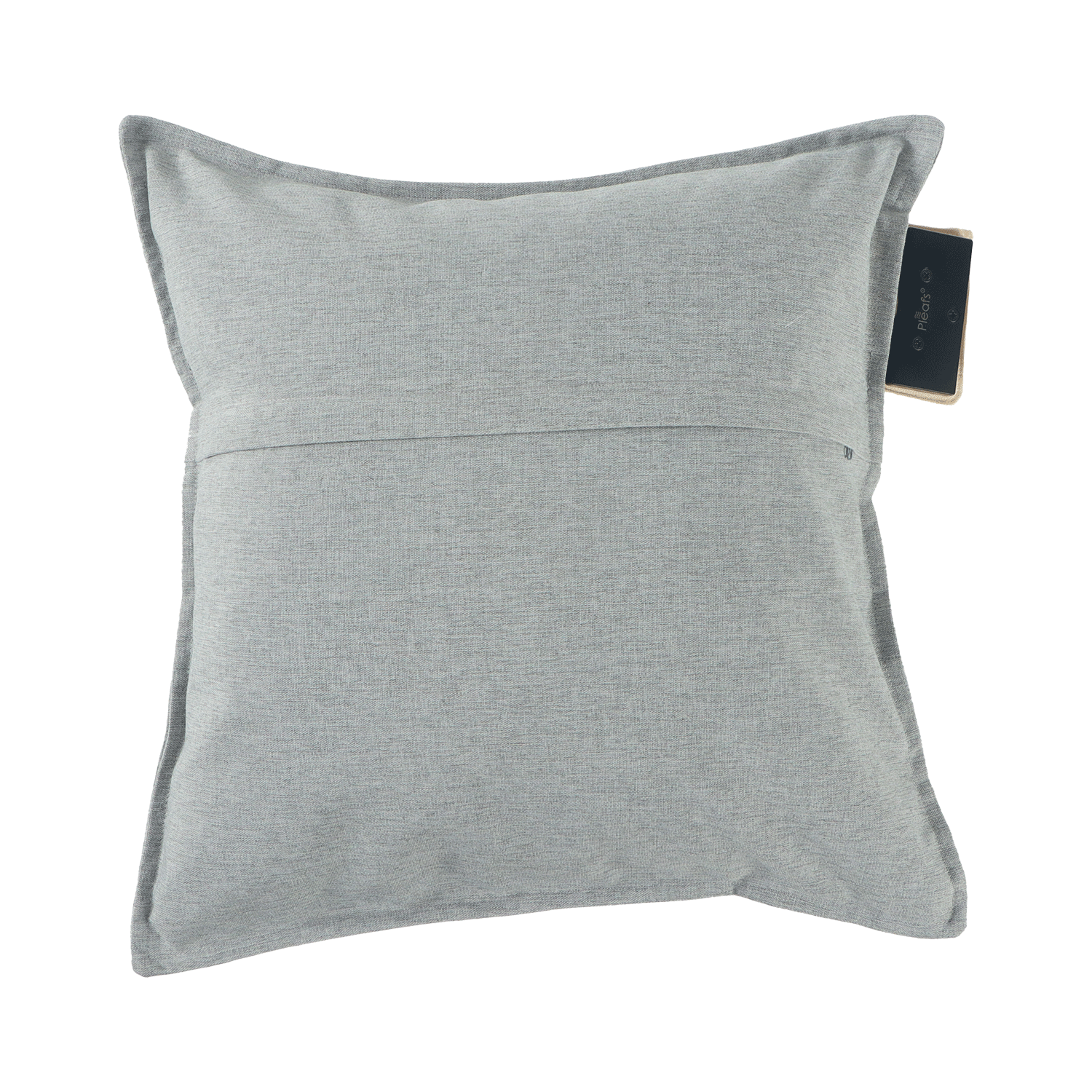 warmtekussen outdoor draadloos electrisch oplaadbaar buiten 45x45 spanich grey achterkant