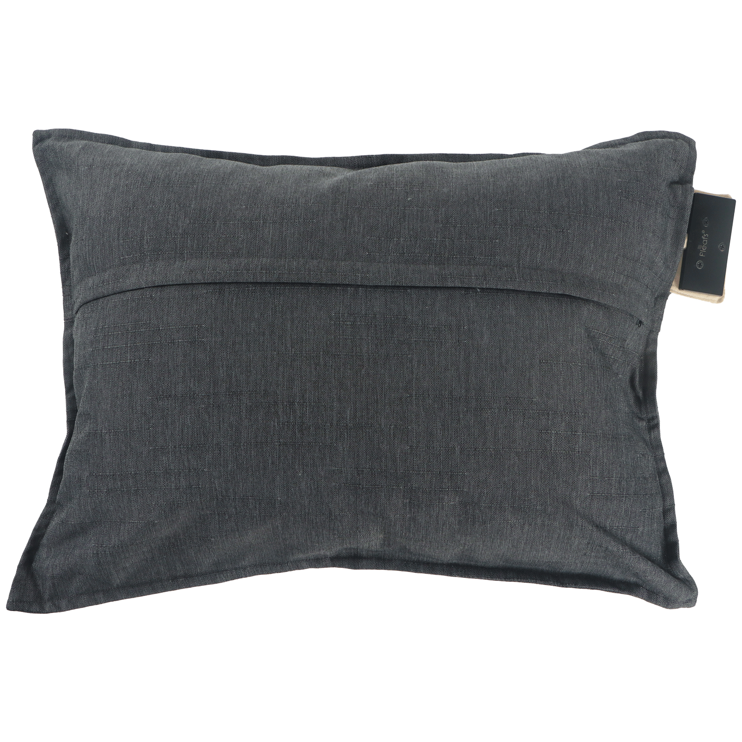 warmtekussen outdoor draadloos electrisch oplaadbaar buiten 45x60 carbon achterkant
