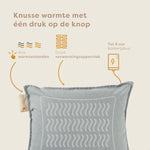 Pleafs® Warmtekussen Outdoor 45x60cm Spanich Grey