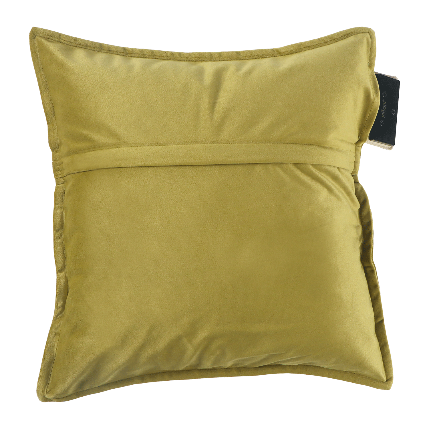 warmtekussen plush draadloos electrisch oplaadbaar binnen 45x45 barley corn achterkant