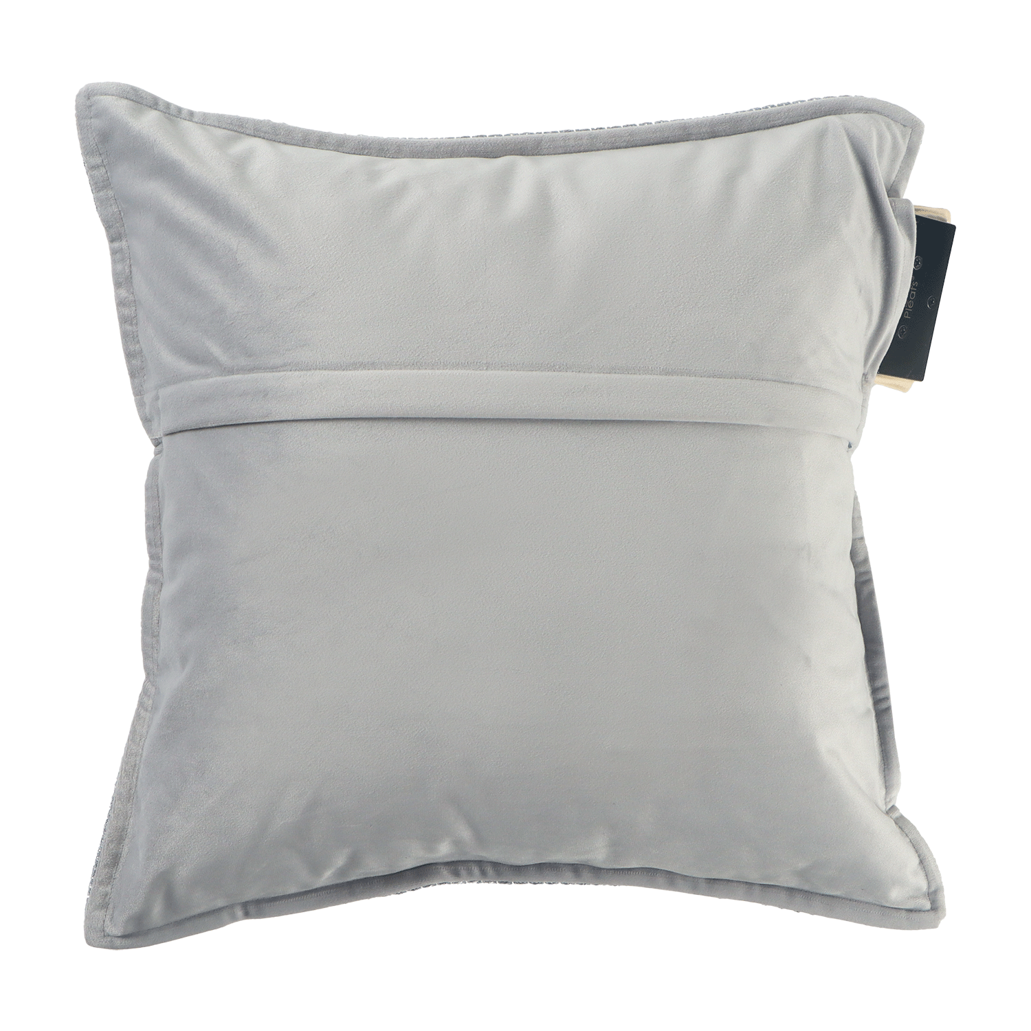 warmtekussen plush draadloos electrisch oplaadbaar binnen 45x45 black coral achterkant