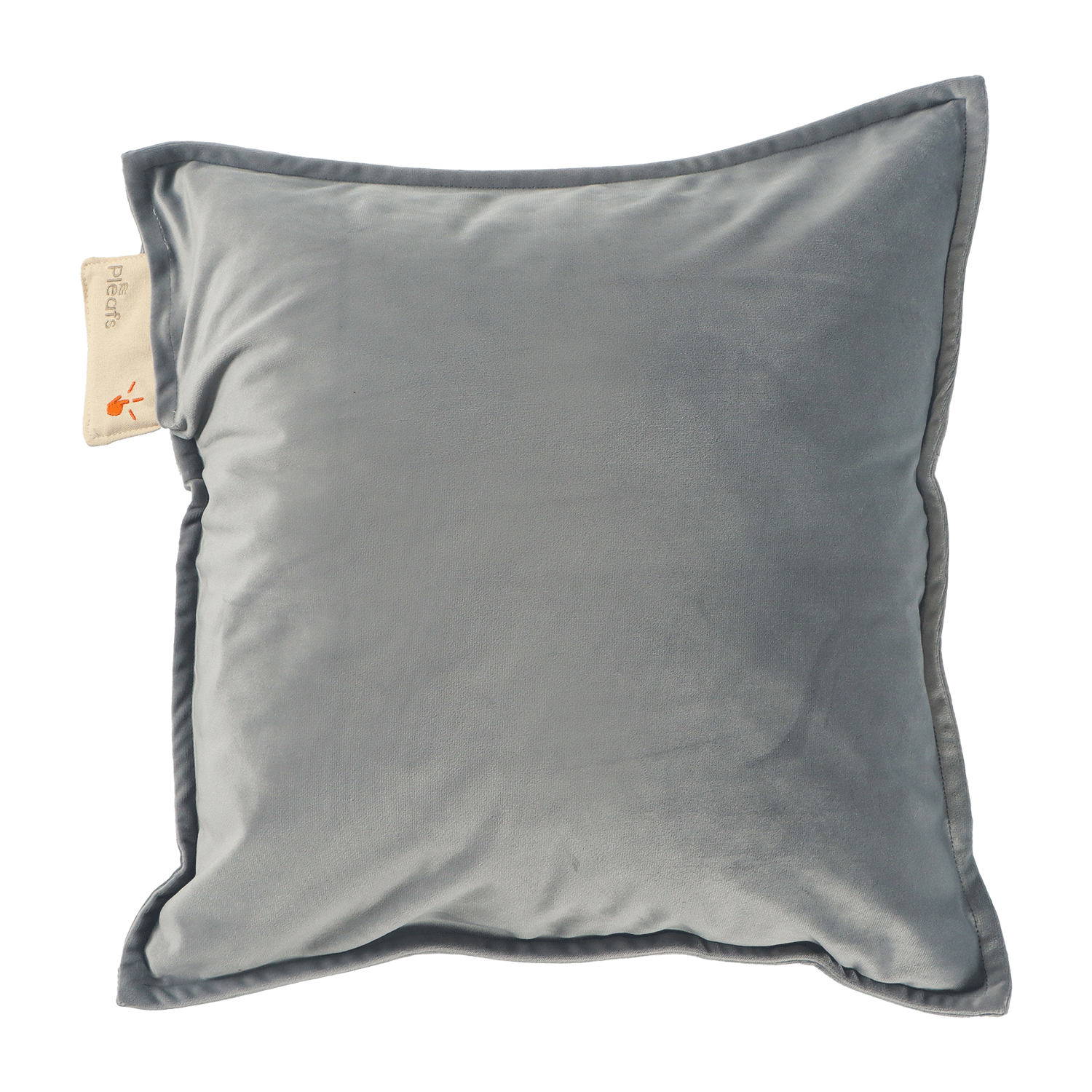 warmtekussen plush draadloos electrisch oplaadbaar binnen 45x45 black coral voorkant