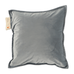 warmtekussen plush draadloos electrisch oplaadbaar binnen 45x45 black coral voorkant