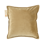 warmtekussen plush draadloos electrisch oplaadbaar binnen 45x45 crewel tan voorkant
