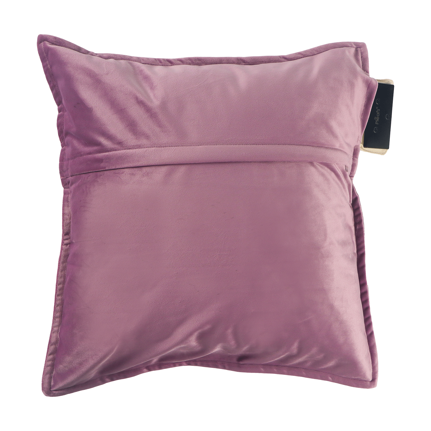 warmtekussen plush draadloos electrisch oplaadbaar binnen 45x45 hothouse orchid achterkant